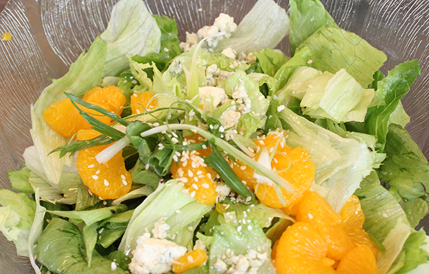 Jensen's Food and Cocktails salad with oranges